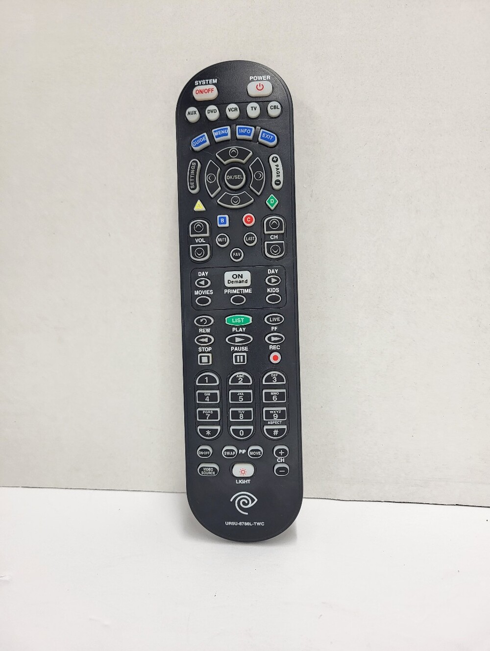 Spectrum Remote Control UR5U-8780L-TWC CLIKR-5 Tested Works